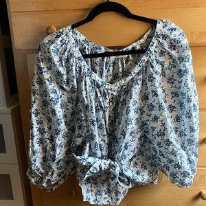Doen Jeanne Top in Songbird Toile